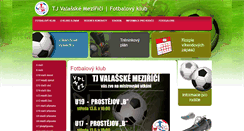 Desktop Screenshot of fotbalvalmez.cz